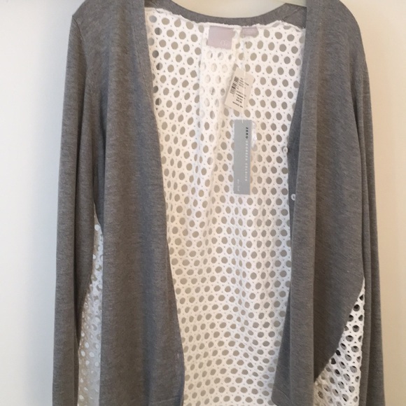 NWT knit & lace Cardigan - Picture 5 of 5